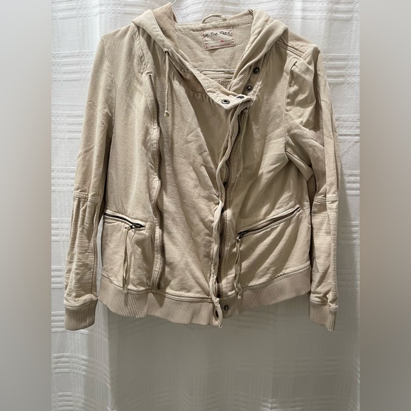 Free People We the Free Carmen Moto hoodie jacket - Picture 3 of 9